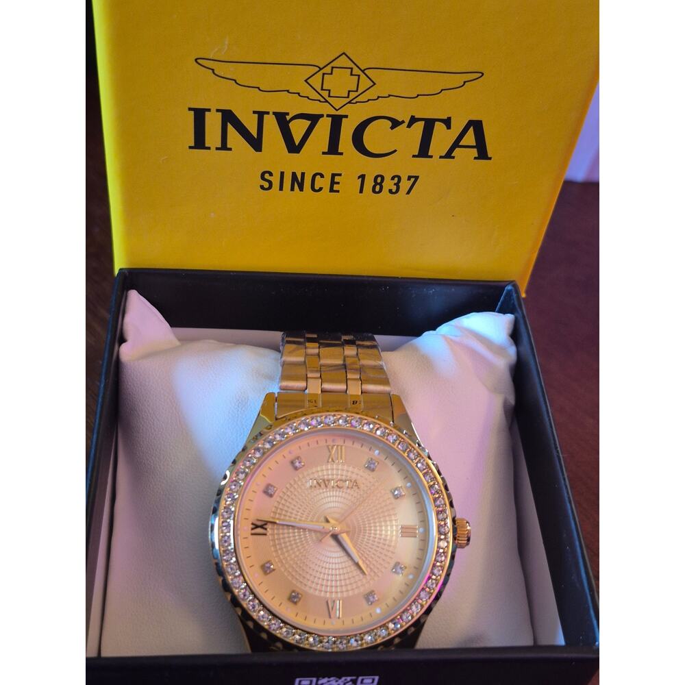 Invicta 69214 Specialty Men's Watch 40mm Gold and Crystal
